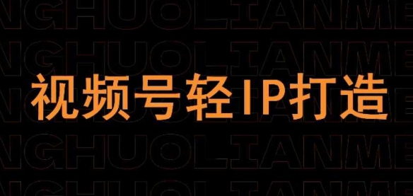 视频号线上课程，视频号轻IP打造网赚项目-副业赚钱-互联网创业-资源整合-私域引流-黑科技软件-引流软件哲客网创