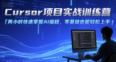 Cursor项目实战训练营，两小时快速掌握AI编程，零基础也能轻松上手网赚项目-副业赚钱-互联网创业-资源整合-私域引流-黑科技软件-引流软件哲客网创