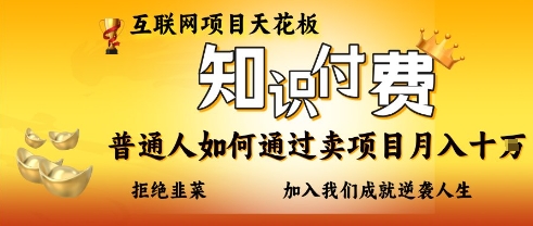 互联网项目天花板，知付付费项目，普通人如何通过卖项目月入十个，拒绝韭菜【揭秘】网赚项目-副业赚钱-互联网创业-资源整合-私域引流-黑科技软件-引流软件哲客网创