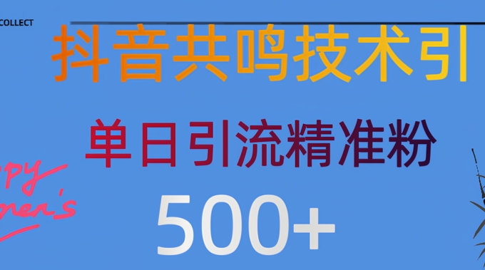 抖音情感引流创业粉，自然低成本，日引500+网赚项目-副业赚钱-互联网创业-资源整合-私域引流-黑科技软件-引流软件哲客网创