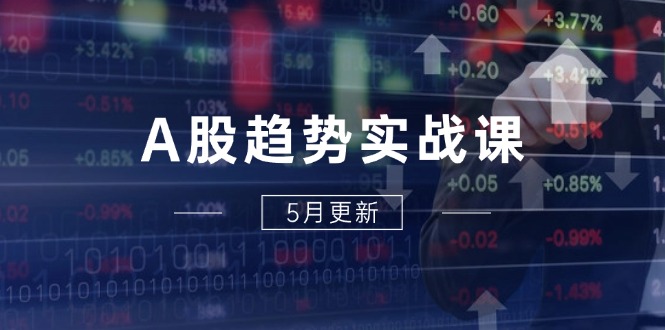 （14808期）A股趋势实战课：主力动向+政策红利，2025全年策略5月更新网赚项目-副业赚钱-互联网创业-资源整合-私域引流-黑科技软件-引流软件哲客网创