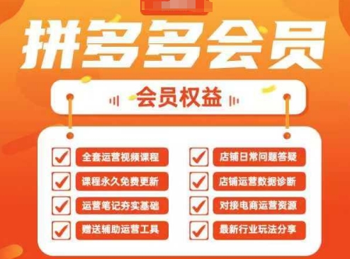 2025拼多多运营实战课，40节全流程教学，覆盖拼多多运营全链路网赚项目-副业赚钱-互联网创业-资源整合-私域引流-黑科技软件-引流软件哲客网创