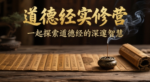 道德经实修营，一起探索道德经的深邃智慧网赚项目-副业赚钱-互联网创业-资源整合-私域引流-黑科技软件-引流软件哲客网创